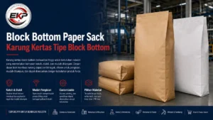 Block Bottom Open Mouth Paper Sack: Kemasan Industri yang Kuat, Stabil, dan Efisien