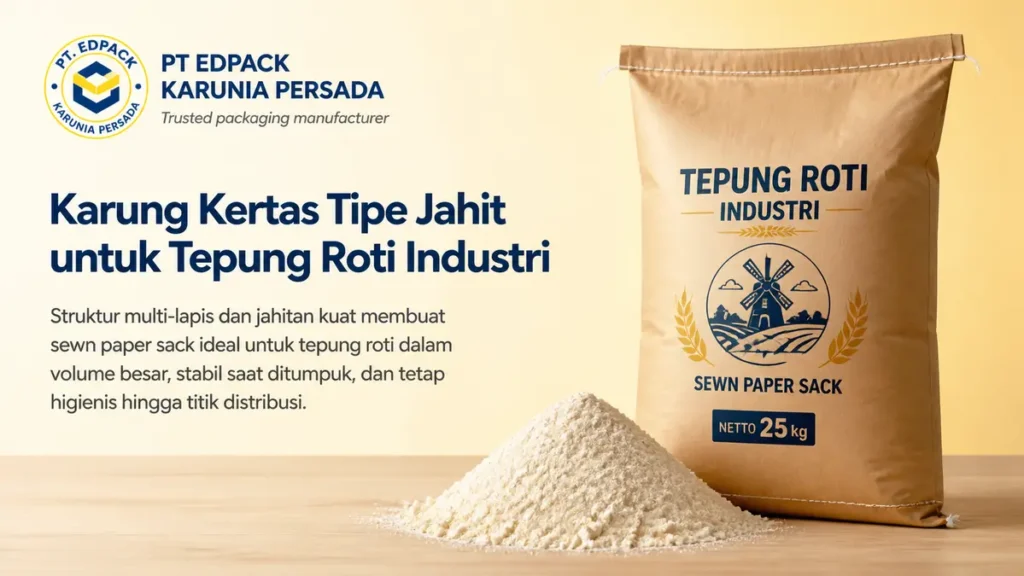 Kemasan tepung roti paper sack