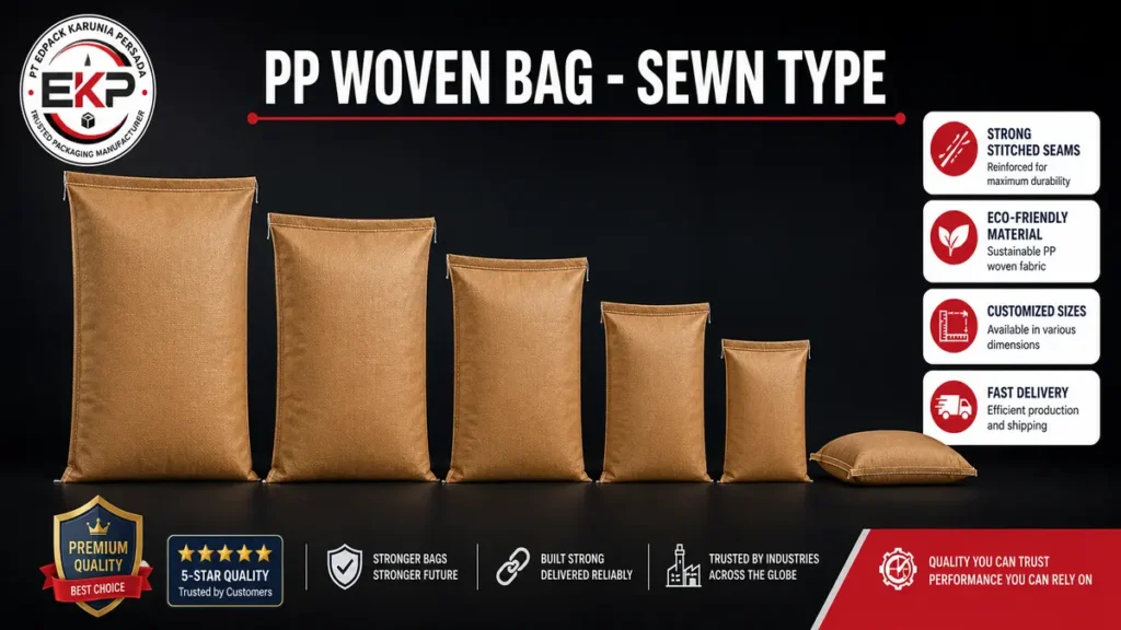 PP Woven Bag sebagai Kemasan Bahan Bangunan dan Chemical 4 PP Woven Bag Sewn type 2