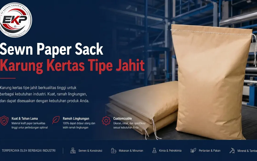 Sewn Paper Sack – Karung Kertas tipe jahit