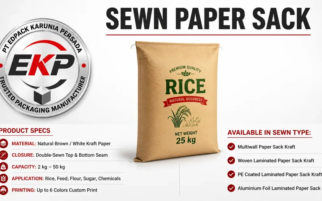 Karung Kertas Tipe Jahit : Panduan Lengkap Karung Kertas Tipe Jahit – Sewn paper sack