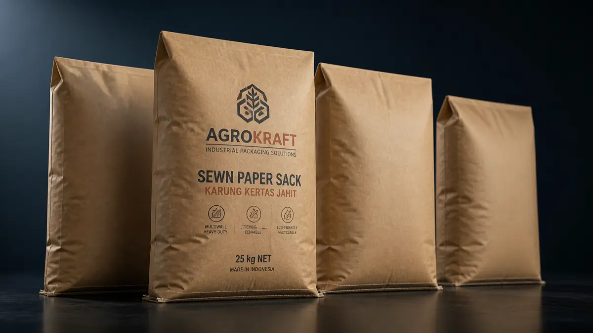 Sewn paper sack dipajang Apa Itu Sewn Paper Sack?